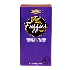 Sublime Brands - FUZZIES HASH - 3 PACK MINI - INDICA .8G - SUBLIME
