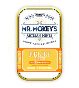 Mr. Moxey's - RELIEF GINGER MINTS - MR. MOXEY'S