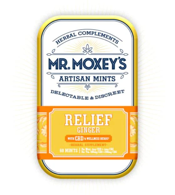 Mr. Moxey's - RELIEF GINGER MINTS - MR. MOXEY'S Main Image