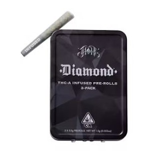 Heavy Hitters - DIAMOND INFUSED 3 PACK - RASPBERRY COUGH .5G - HEAVY HITTERS