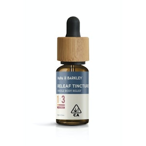 PAPA & BARKLEY - 1:3 THC RICH RELEAF TINCTURE 15ML - PAPA & BARKLEY