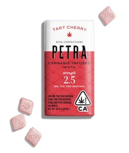 Kiva Confections - PETRA MINTS - TART CHERRY 100MG - KIVA CONFECTIONS