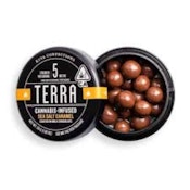 TERRA BITES - MILK CHOCOLATE SEA SALT CARAMEL - KIVA CONFECTIONS