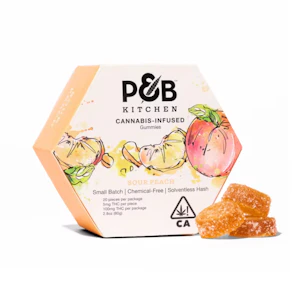 PAPA & BARKLEY - SOUR PEACH GUMMIES 100MG - PAPA & BARKLEY