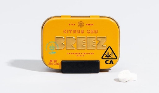 BREEZ - CITRUS CBD TINS 200MG - BREEZ
