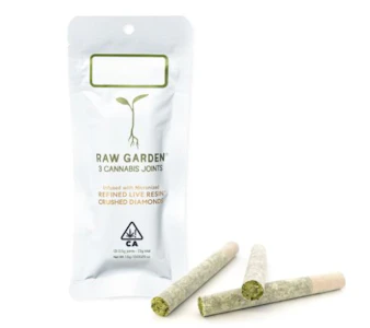 RAW GARDEN - 3 PACK DIAMONDS - GAVIOTA MIST .5G - RAW GARDEN