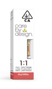 1:1 CARTRIDGE .5G - CARE BY DESIGN