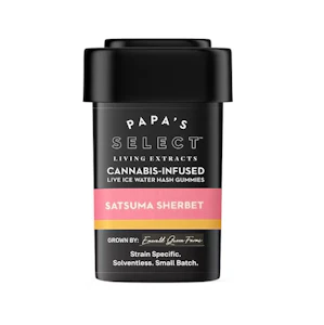 Papa & Barkley - SATSUMA SHERBET ICE WATER HASH GUMMIES 100MG - PAPA'S SELECT