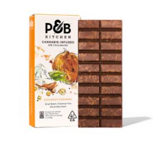 Papa & Barkley - KITCHEN - MILK CHOCOLATE COCONUT & CARAMEL 100MG - PAPA & BARKLEY