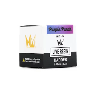 West Coast Cure - PURPLE CREAM LIVE RESIN BADDER 1G - WEST COAST CURE