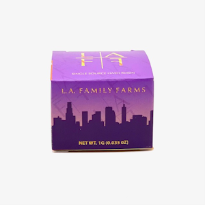 L.A. FAMILY FARMS - ROSIN - APPLE BUTTER 1G - LA FAMILY FARMS