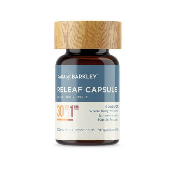 Papa & Barkley - CBD RICH 30:1 RELEAF CAPSULE (30CT) - PAPA & BARKLEY Main Image