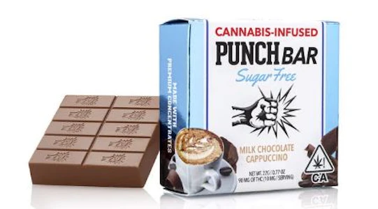 PUNCH EDIBLES & EXTRACTS - SOLVENTLESS SUGAR FREE - MILK CHOCOLATE CAPPUCCINO 100MG - PUNCH EDIBLES & EXTRACTS