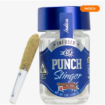 Punch Edibles & Extracts - STINGER INFUSED 5 PACK - WATERMELON SPLASH .5G - PUNCH EDIBLES & EXTRACTS Main Image