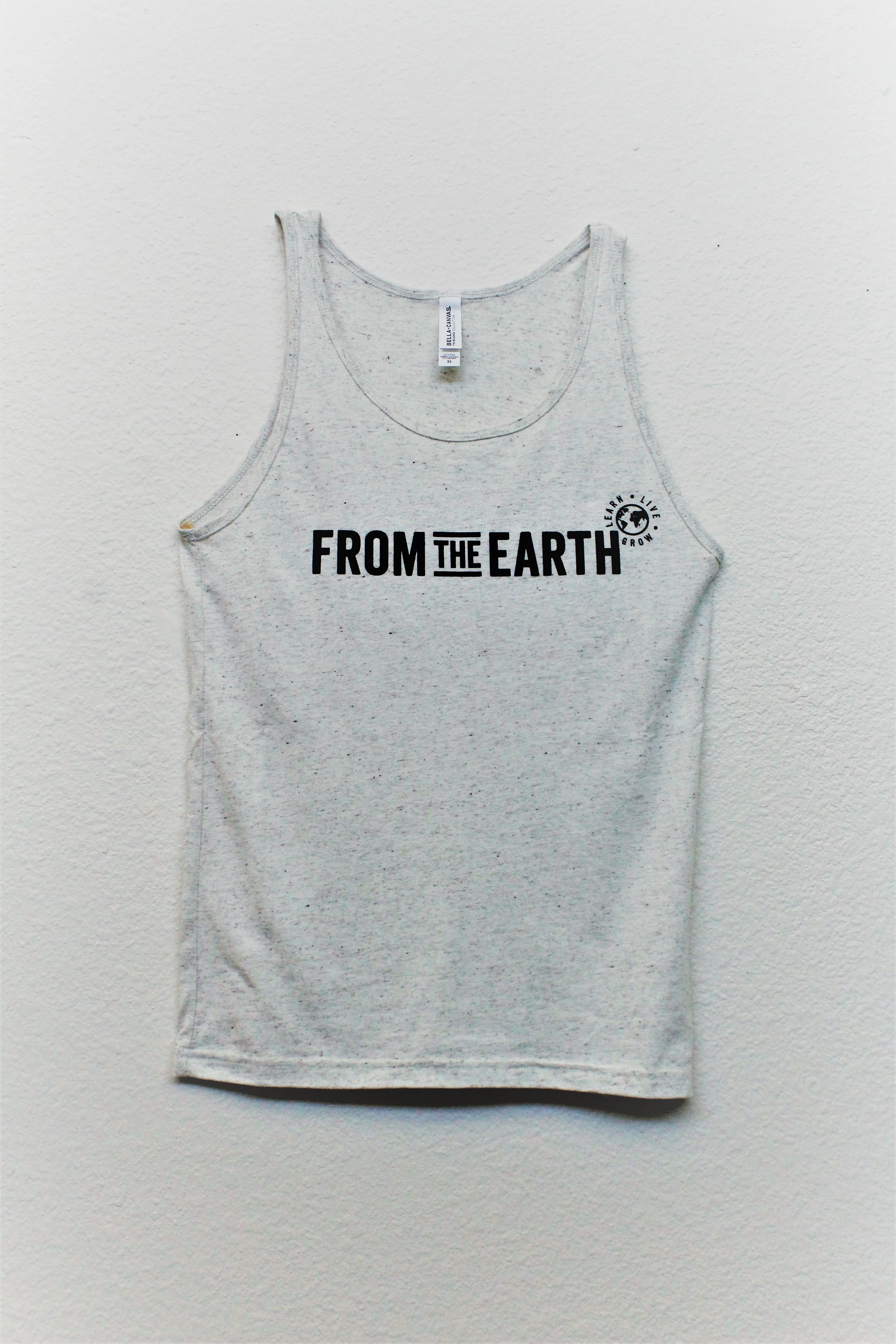 FROM THE EARTH - TANK TOP X-SMALL - OATMEAL TRI-BLEND - FTE Main Image