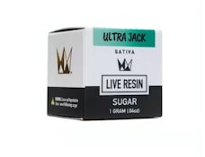 LIVE RESIN SUGAR - ULTRA JACK 1G - WEST COAST CURE