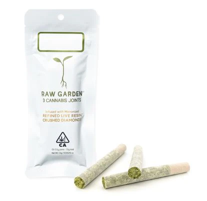 Raw Garden - 3 PACK DIAMONDS - GAVIOTA HAZE .5G - RAW GARDEN Main Image