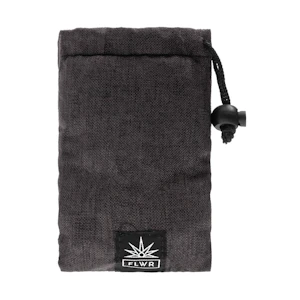 FLWR - BURLAP CHARCOAL PIPE STORAGE COZY POUCH - FLWR