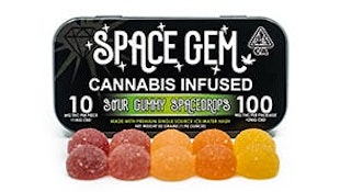 SOUR SPACE DROPS 100MG - SPACE GEM