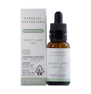 Humboldt Apothecary - Sweet Jane 20:1 (CBD) - 1 oz - Humboldt Apothecary