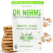 Chocolate Chip 1:1 (100mg) by Dr. Norm's