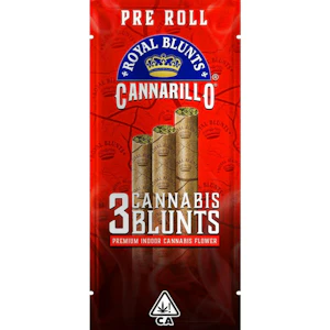 Royal Blunts - CANNARILLO 3 PACK - LEMON FUEL x CHEEATH PISS 1G - ROYAL BLUNTS