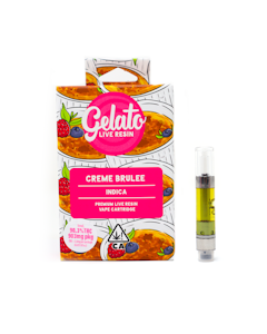 Gelato - 1g Creme Brulee Live Resin Cartridge (Gelato)