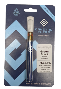 Crystal Clear Green Crack 0.5g Disposable