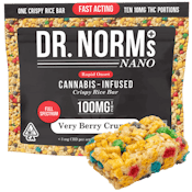 [Dr. Norm's] Crispy Rice Bar - 100mg - Very Berry Crunch (H)