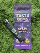 Tasty Gems | 0.5g Disposable | Grape Pie #4