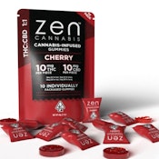 ZEN - Cherry THC:CBD 1:1 Gummies