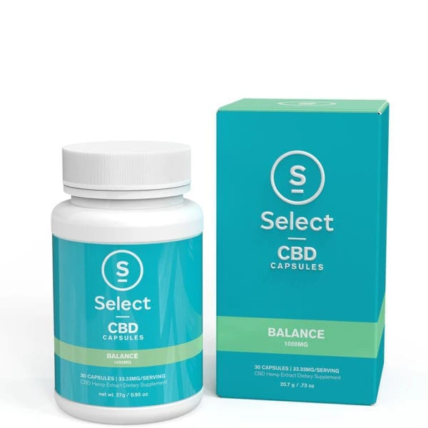 Select - Select CBD Capsules - Balance 1000MG Main Image