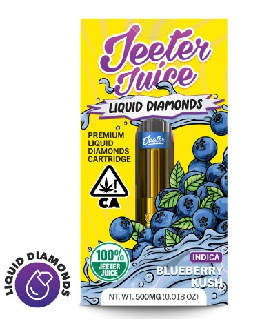 Jeeter - Blueberry Kush - 1g Cart - Recreational Cannabis | 420 Kingdom ...