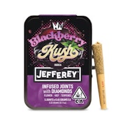 West Coast Cure - 5pk Blackberry Kush Jefferey - Infused Prerolls - Indica - 3.25g