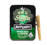 West Coast Cure - 5pk OG Kush Jefferey - Infused Prerolls - Indica - 3.25g