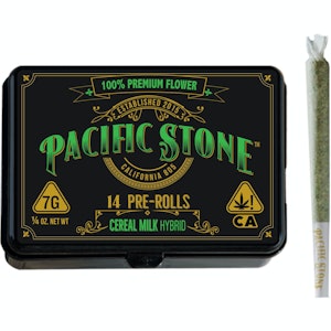 PACIFIC STONE - Pacific Stone - Pre Roll Pack - Hybrid - Cereal Milk - (7g total) 14 pack