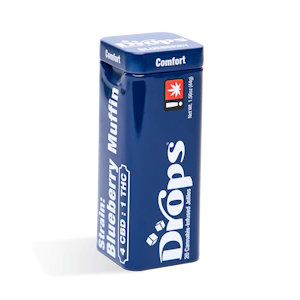 DROPS CA - Drops Blueberry Relief Rosin Gummies 20pc 4:1 200mgCBD/50mgTHC