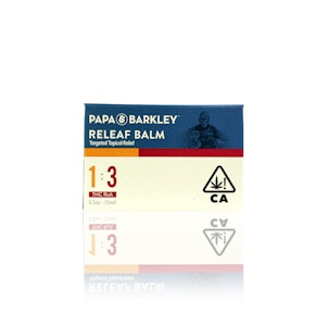 PAPA & BARKLEY - Topical - THC Rich - 1:3 - Releaf  Balm - 15ML 