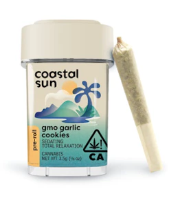 Coastal Sun - Coastal Sun Prerolls 10pk 3.5g - GMO Garlic Cookies 28%