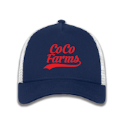 Navy/White CoCo Farms Trucker Hat