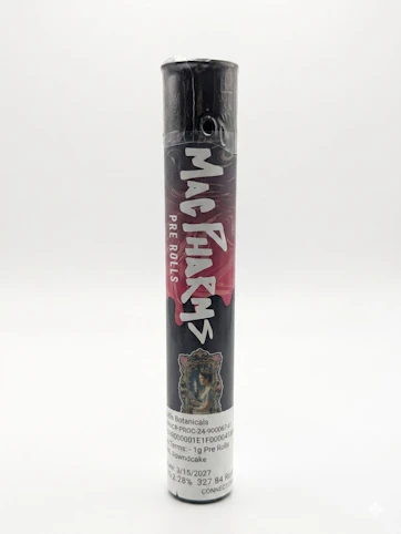 Mac Pharms - London Pound Cake -Hybrid- 32.78% THC | 1G (Pre-roll) | Mac Pharms    -R6 Back