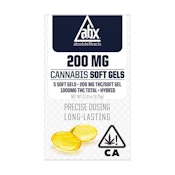 200mg Cannabis Soft Gels 5 Capsules 1000mg