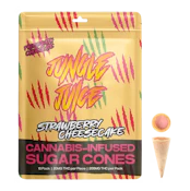 Strawberry Cheesecake 200mg Sugar Cone Bites