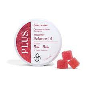 PLUS  - PLUS Raspberry 1:1 Gummies