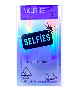 Selfies - Selfies Preroll Violet Ice 12pk 3g
