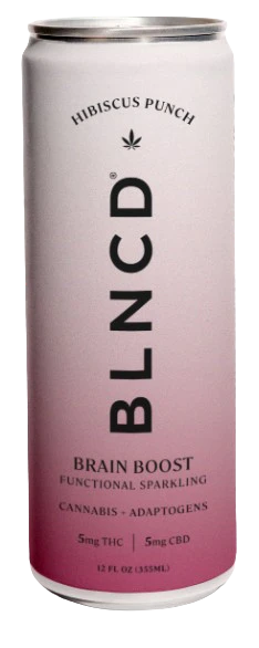 BLNCD - BLNCD Cannabis + Adaptogen THC Elixir 5mg - Brain Boost Hibiscus Punch - 12oz Main Image