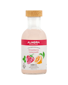 Almora | 12oz Bottle: 100mg THC Strawberry Lemonade Beverage
