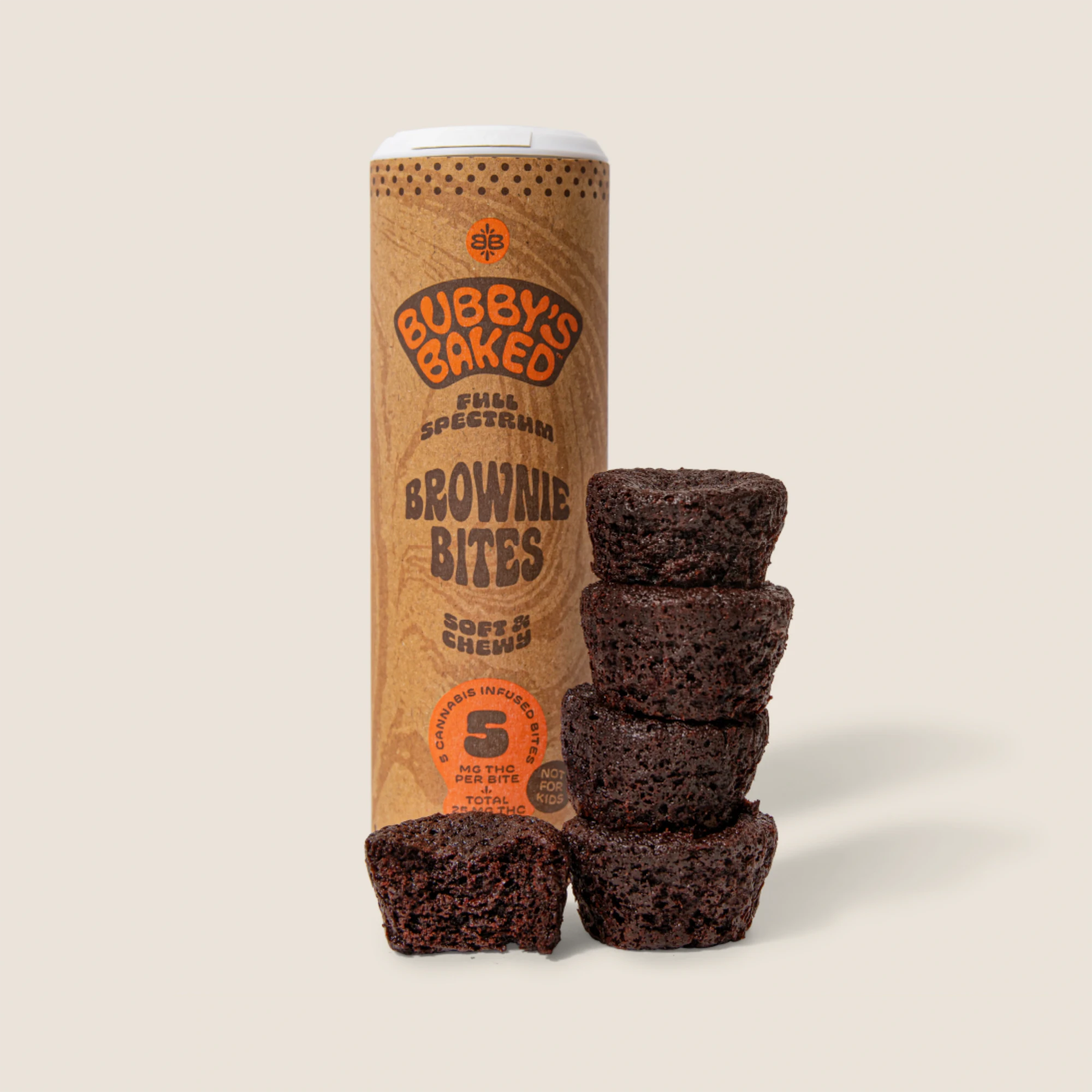 Bubby's Bakes Goods - Bubby's | 5pk Baked Goods  | Brownie Bites | 100mg Main Image