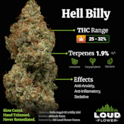 MI Loud - Hell Billy #8 (I Hybrid) Prepacked - 3.5g