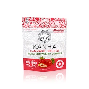 KANHA - Edible - Strawberry - Gummies - 100MG